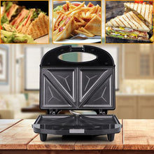 Load image into Gallery viewer, Stainless Steel Sandwich Maker Panini Press-Black
