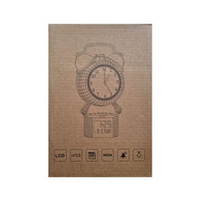 Load image into Gallery viewer, 3D Clock Optical Illusion Projector Night Light

