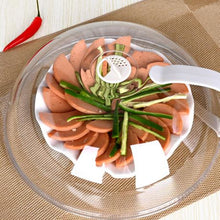 Load image into Gallery viewer, Kitchen Microwave Food Anti-Sputtering Cover With Handle 2 Set
