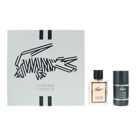 Lacoste L'Homme Set Eau De Toilette & Deodorant Stick (Parallel Import) Buy Online in Zimbabwe thedailysale.shop