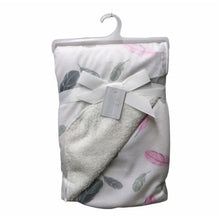 Load image into Gallery viewer, Baby Blanket  - Pink Feather
