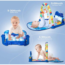Load image into Gallery viewer, Baby Play Mat, Activity Gym, Play Piano, Music &amp; Lights, Tummy Time
