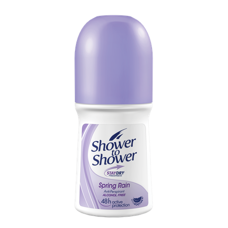 Shower to Shower Roll-on 50ml Spring Rain Buy Online in Zimbabwe thedailysale.shop