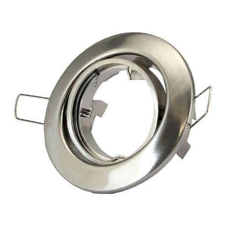 MrUL-Down Light Fitting Satin Chrome Swivel Round 5 Piece Buy Online in Zimbabwe thedailysale.shop