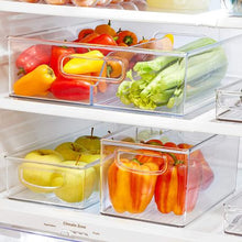 Load image into Gallery viewer, (JD-TX304) Storage Organising Fridge Bin Clear Acrylic Medium
