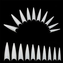 Load image into Gallery viewer, XXL Stiletto Nail tips - 100 Pieces
