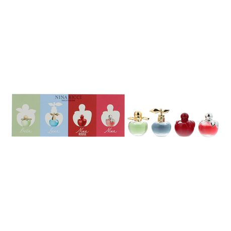 Nina Ricci 4 Piece Mini Gift Set Eau De Toilette 4ml (Parallel Import) Buy Online in Zimbabwe thedailysale.shop