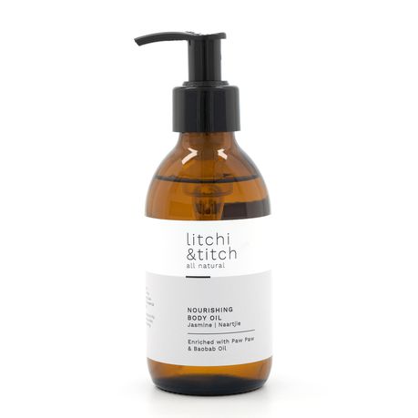Litchi & Titch Jasmine & Naartjie Body Oil (200ml) Buy Online in Zimbabwe thedailysale.shop
