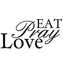 Load image into Gallery viewer, Fantastick Wall Decor - Eat-pray-love - Black
