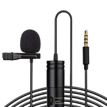 Load image into Gallery viewer, Portable Clip-on Lapel Lavalier Microphone  for Phone SLR Camera
