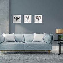 Load image into Gallery viewer, Geo Animal Wall Art - 3 Piece
