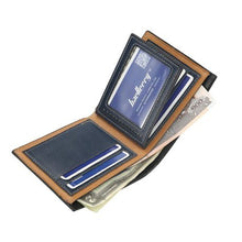 Load image into Gallery viewer, Baellerry Men's Hamilton PU BiFold Wallet Black
