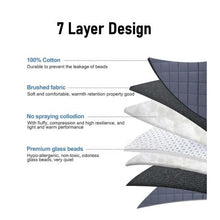 Load image into Gallery viewer, GreenLeaf 7 Layer Weighted Blanket 7KG, 150cm X 200cm - Grey
