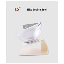 Load image into Gallery viewer, Elevated Double Feeding Bowl for Cats
