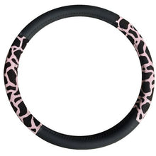 Load image into Gallery viewer, Steering Wheel Cover Mottled - Pack of 2 - Black\Red-Black\Pink
