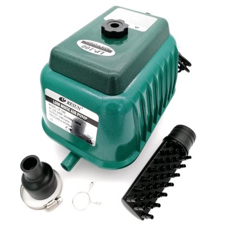 RESUN LP-100 Low Noise Air Pump Aluminium Cover 100W Buy Online in Zimbabwe thedailysale.shop