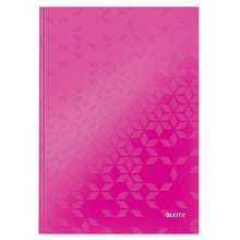 Load image into Gallery viewer, Leitz: A4 Ruled WOW Note Pad Hard Cover - Pink
