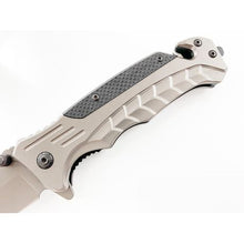 Load image into Gallery viewer, FA46 Titanium finish sharp Blade Tactical Folding Knife
