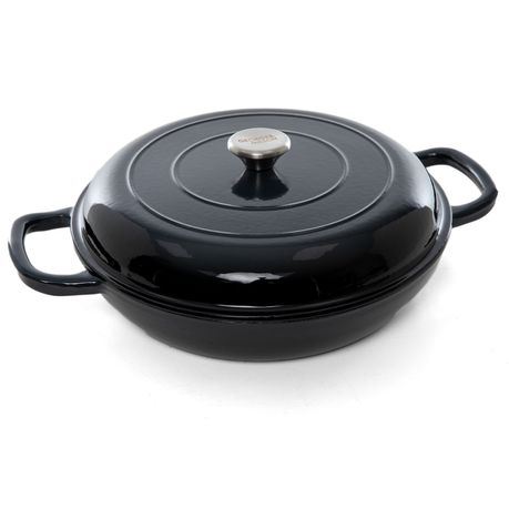 George & Mason - 3.5L Cast Iron Casserole - Grey Enamel Buy Online in Zimbabwe thedailysale.shop