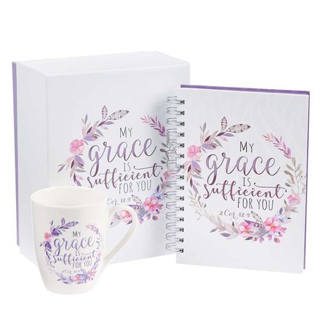 My Grace Is Sufficient Gift Set - Journal And Mug Boxed Set Buy Online in Zimbabwe thedailysale.shop