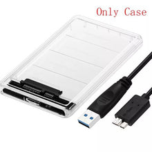 Load image into Gallery viewer, Clear 2.5? Hard Drive Enclosure SATA USB
