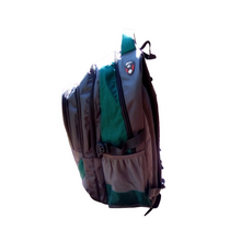 Load image into Gallery viewer, Camel mountain school bag- Grey &amp; light green
