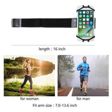 Load image into Gallery viewer, Unisex Lycra Silicone Arm Band Protective Running Strap for iPhone/Samsung
