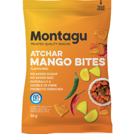 Montagu Mango Bites Atchar 10x 50g Box Buy Online in Zimbabwe thedailysale.shop