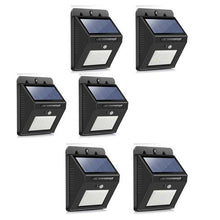 Load image into Gallery viewer, LED Solar Powered LED Wall Light with Night sensor Pack Of 6
