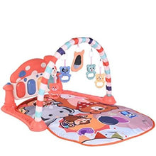 Load image into Gallery viewer, Time2Play Baby Piano Activity Animal Play Mat Orange
