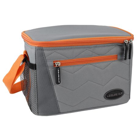 Leisure-Quip 8 Can Quilted Cooler Bag - Orange Buy Online in Zimbabwe thedailysale.shop