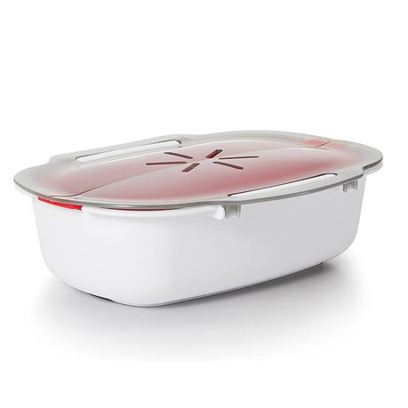 Microwave Steamer - Red Buy Online in Zimbabwe thedailysale.shop