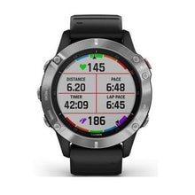 Load image into Gallery viewer, Garmin fenix 6 Outdoor Smartwatch (47mm) - Silver with Black Band
