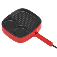 Load image into Gallery viewer, 3 in 1 Multi-Functional Non-Stick Smokeless Electric Frying Pan-Red
