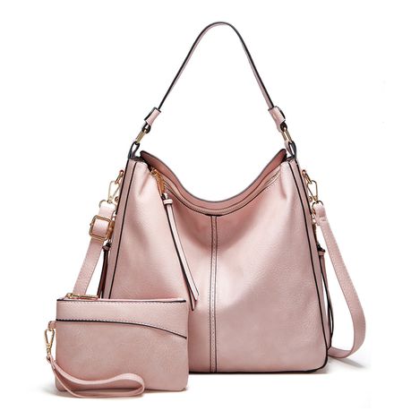 Ladies Pink Satchel Shoulder Handbag with Sub Bag (HB-YL9035-PI) Buy Online in Zimbabwe thedailysale.shop