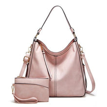 Load image into Gallery viewer, Ladies Pink Satchel Shoulder Handbag with Sub Bag (HB-YL9035-PI)
