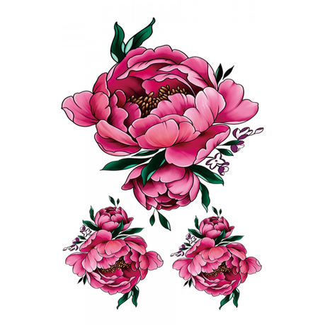 Tattoo - Waterproof High Quality Skin Safe - Three Roses Buy Online in Zimbabwe thedailysale.shop