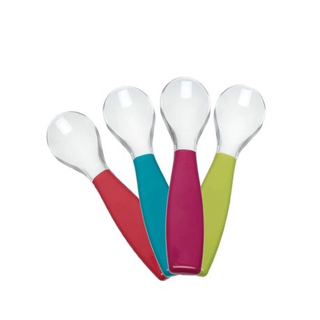 Hubbe 4 Piece Rainbow Ice Cream Spoons