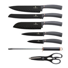 Load image into Gallery viewer, Berlinger Haus 8 Piece Knife Set - Black
