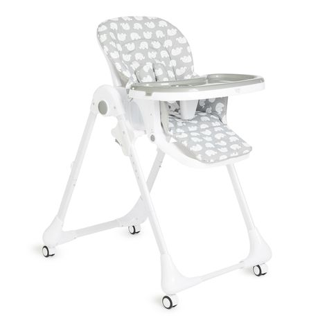 George & Mason Baby - High Chair - White & Grey Elephant Buy Online in Zimbabwe thedailysale.shop