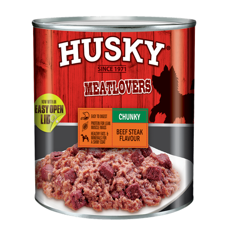 Husky Chunky Steak (6 x 775g) Buy Online in Zimbabwe thedailysale.shop