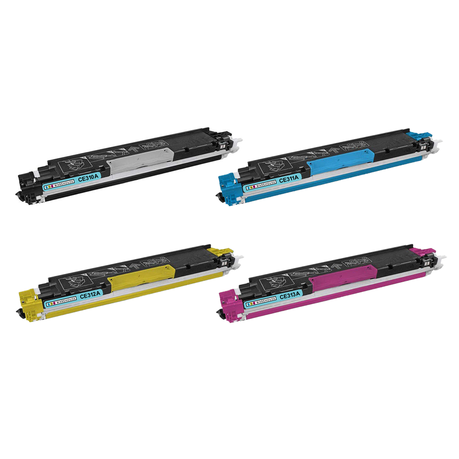 HP CE310A # 126A/311A/312A/313A Compatible Colour Toner - Multipack