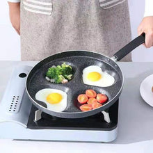Load image into Gallery viewer, 4 Hole Aluminium Heart Egg Pan
