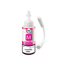 Load image into Gallery viewer, Universal Ink Compatible For HP-ink Tank Printers-Magenta 100ML
