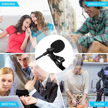 Load image into Gallery viewer, Microphone with 3.5mm Jack, Mic Compatible with iPhone and Samsung Huawei
