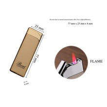 Load image into Gallery viewer, Ultra Broad Brushed Gold Lighter
