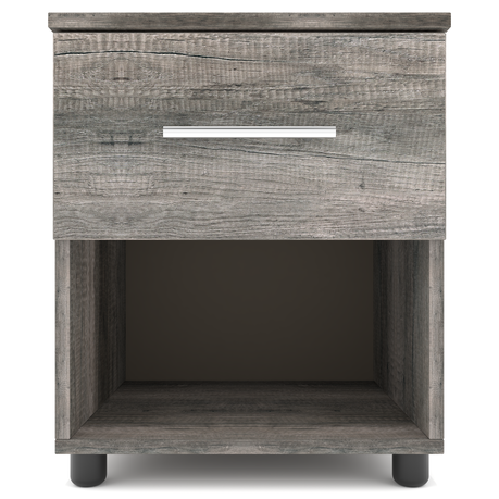 BAM! One Drawer Pedestal/Nightstand - Monument Oak Buy Online in Zimbabwe thedailysale.shop