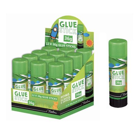 Glue Stick Non Toxic 36g - Box of 12 | School Buy Online in Zimbabwe thedailysale.shop