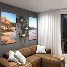 Load image into Gallery viewer, Décor Essential 3-Set Floating Shelves with Metal Brackets
