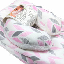 Load image into Gallery viewer, Baby Blanket And Travel Pillow - Pink Pattern
